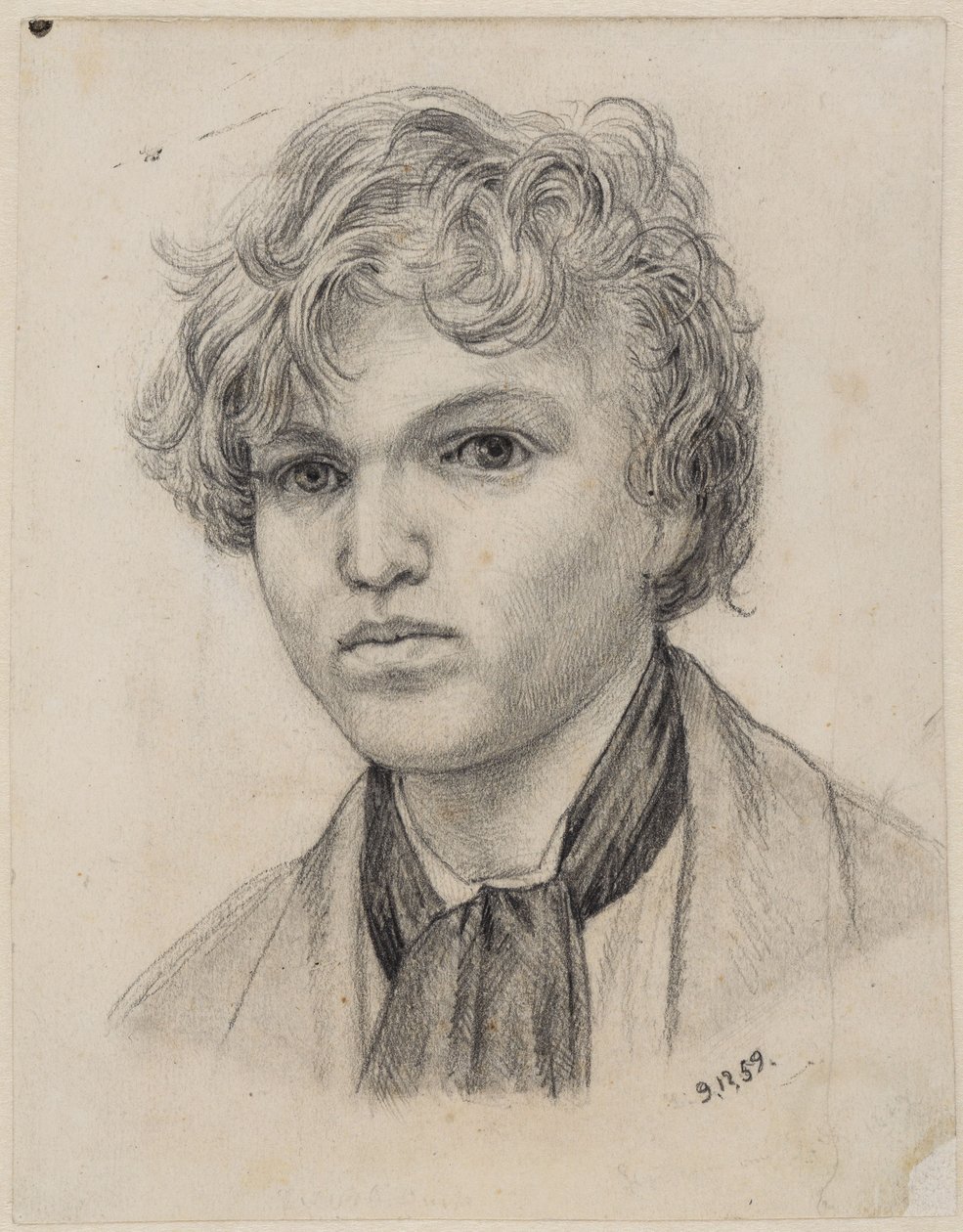 Ifjúkori önarckép alkotó: Hans Thoma