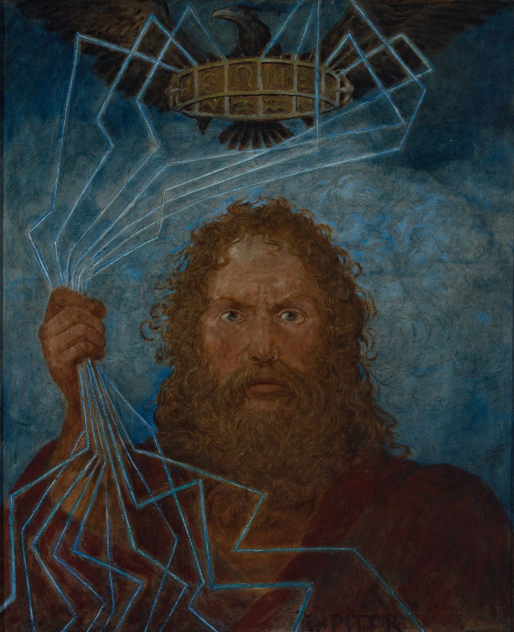 Jupiter (Thor) alkotó: Hans Thoma
