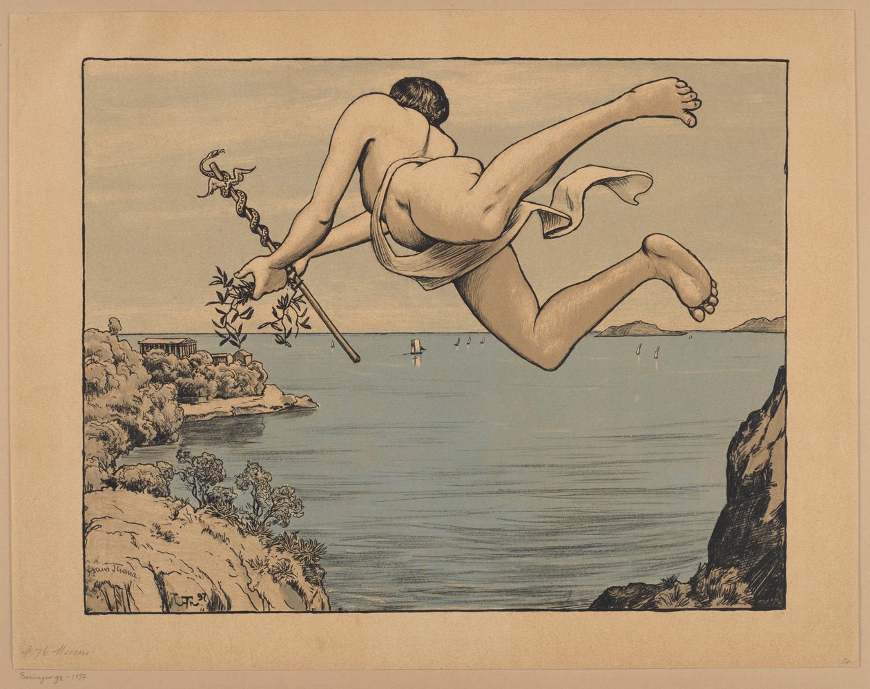 A repülő Merkúr, 76. oldal alkotó: Hans Thoma