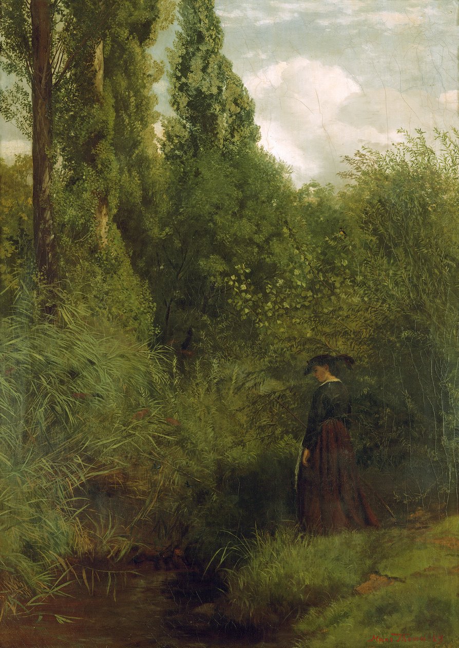 A Rajna-menti mocsár alkotó: Hans Thoma