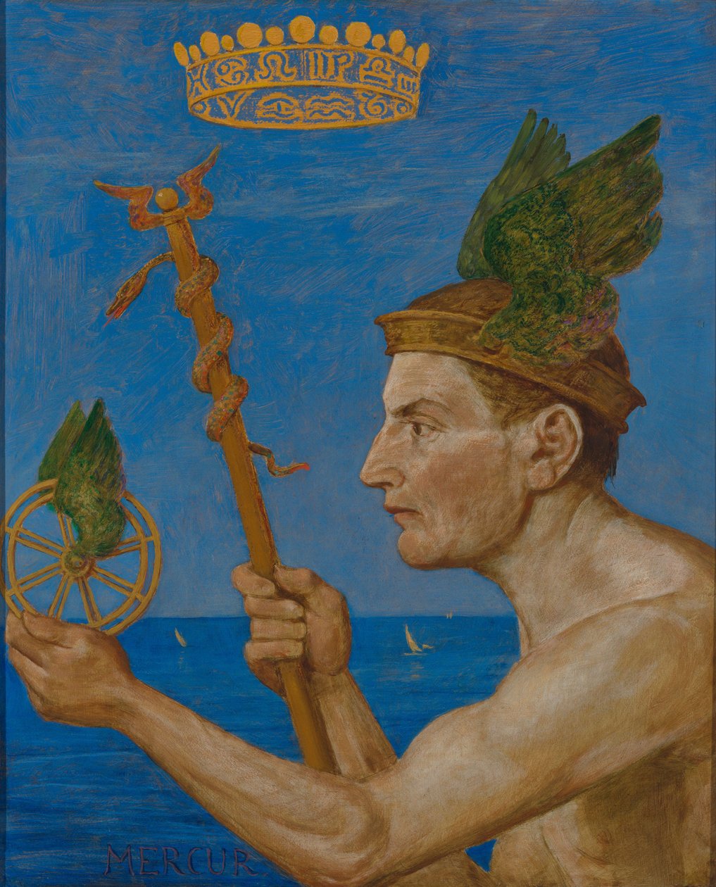 Merkúr alkotó: Hans Thoma