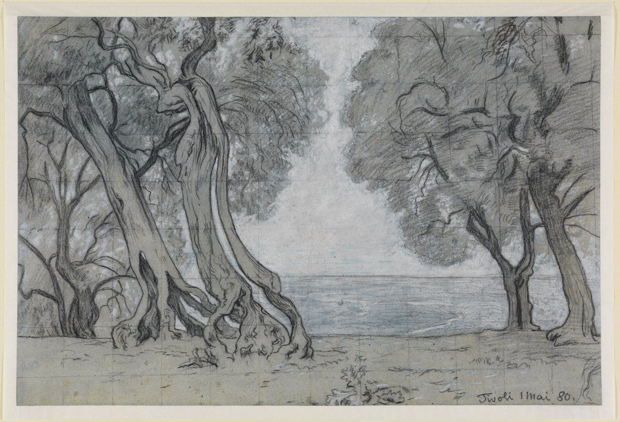 Olajfák Tivoli közelében alkotó: Hans Thoma