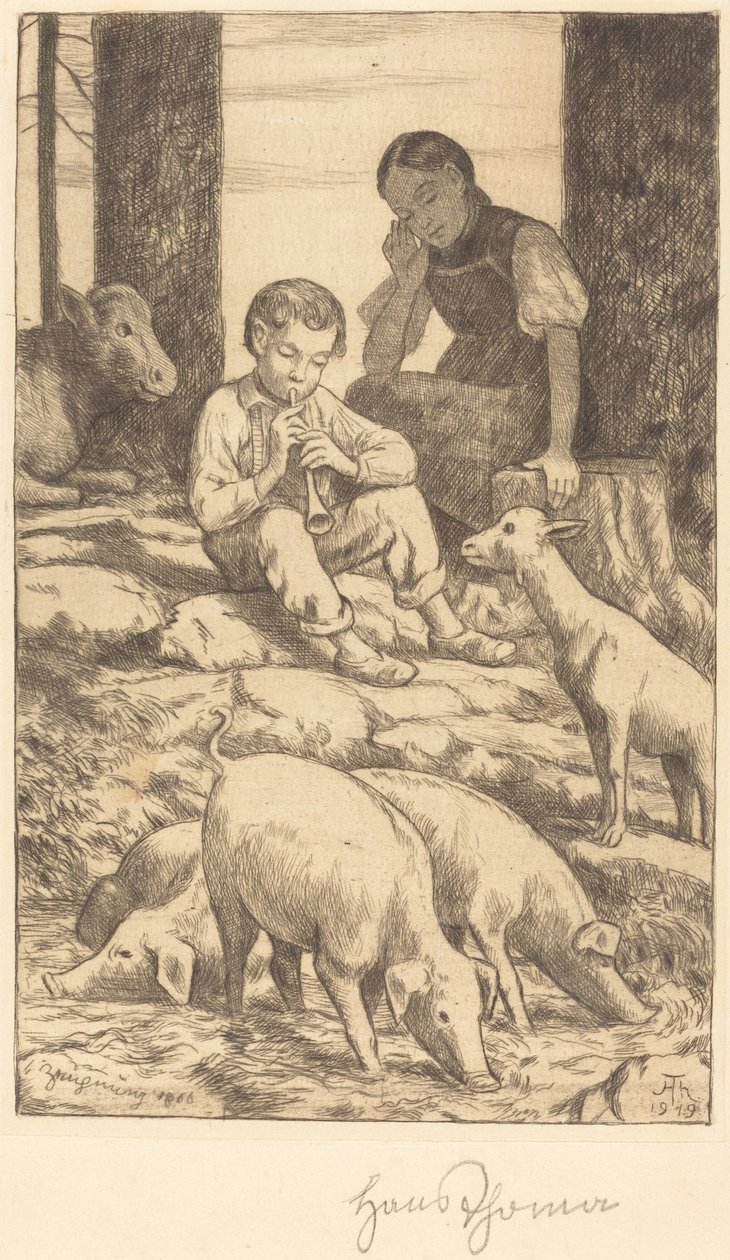 Pásztori alkotó: Hans Thoma
