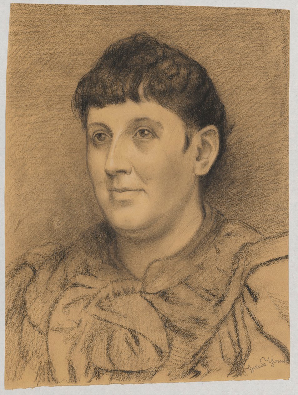 Női mellszobor alkotó: Hans Thoma