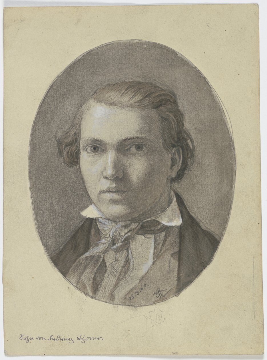 Ludwig Thoma egyik fiának portréja alkotó: Hans Thoma