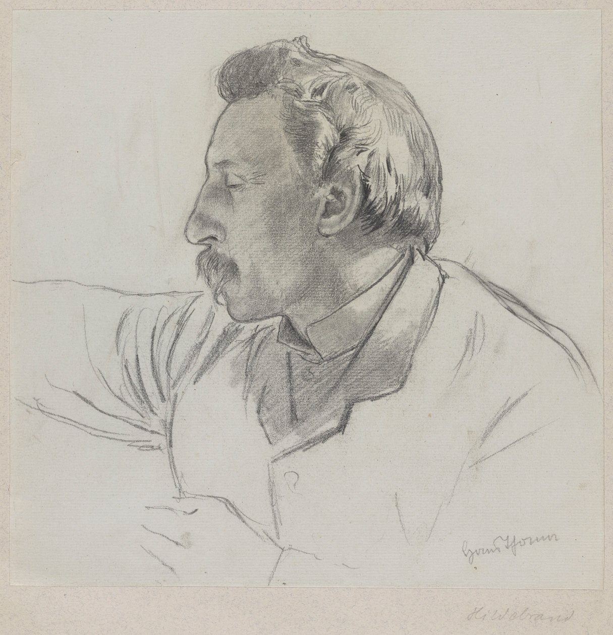 Adolf Hildebrand (1841–1921) portréja alkotó: Hans Thoma