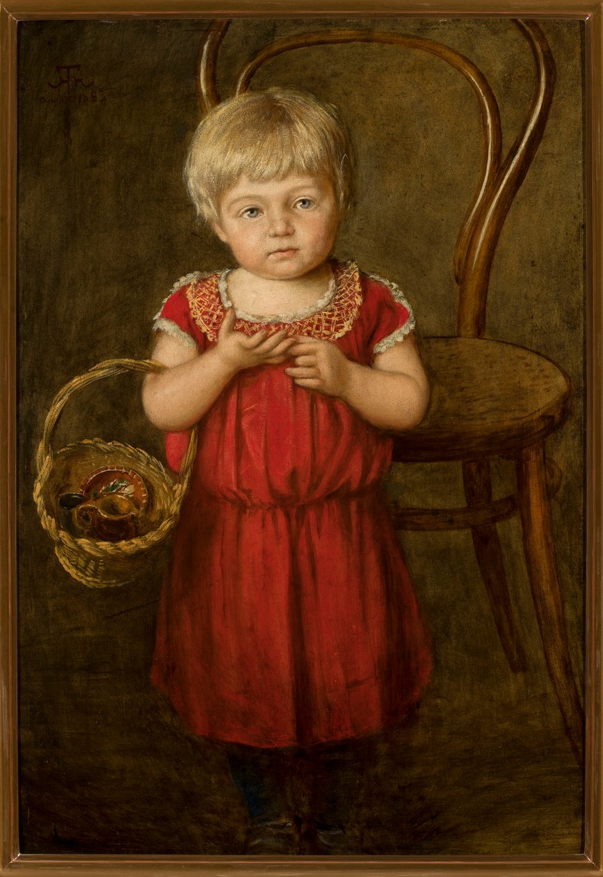 Eli portréja kosárral alkotó: Hans Thoma
