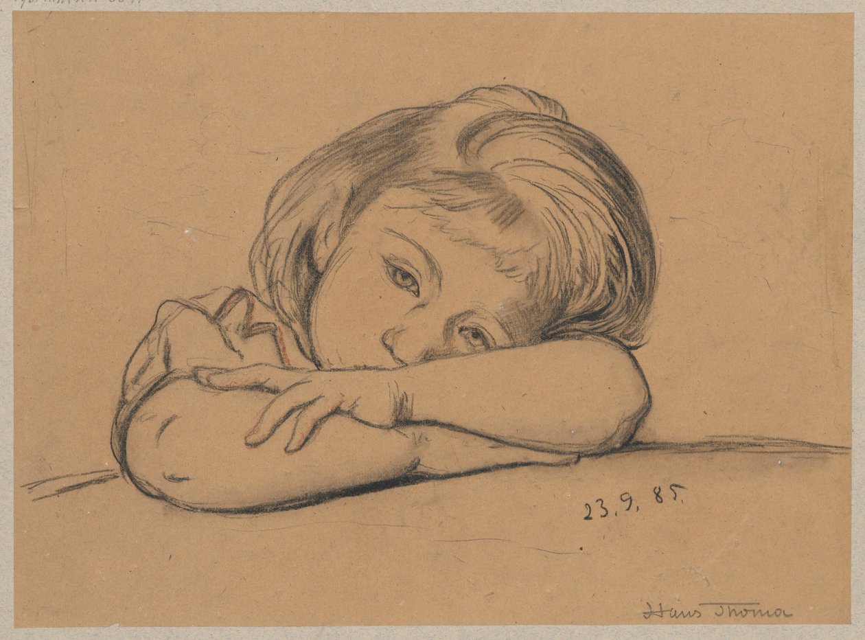 Elli portréja alkotó: Hans Thoma