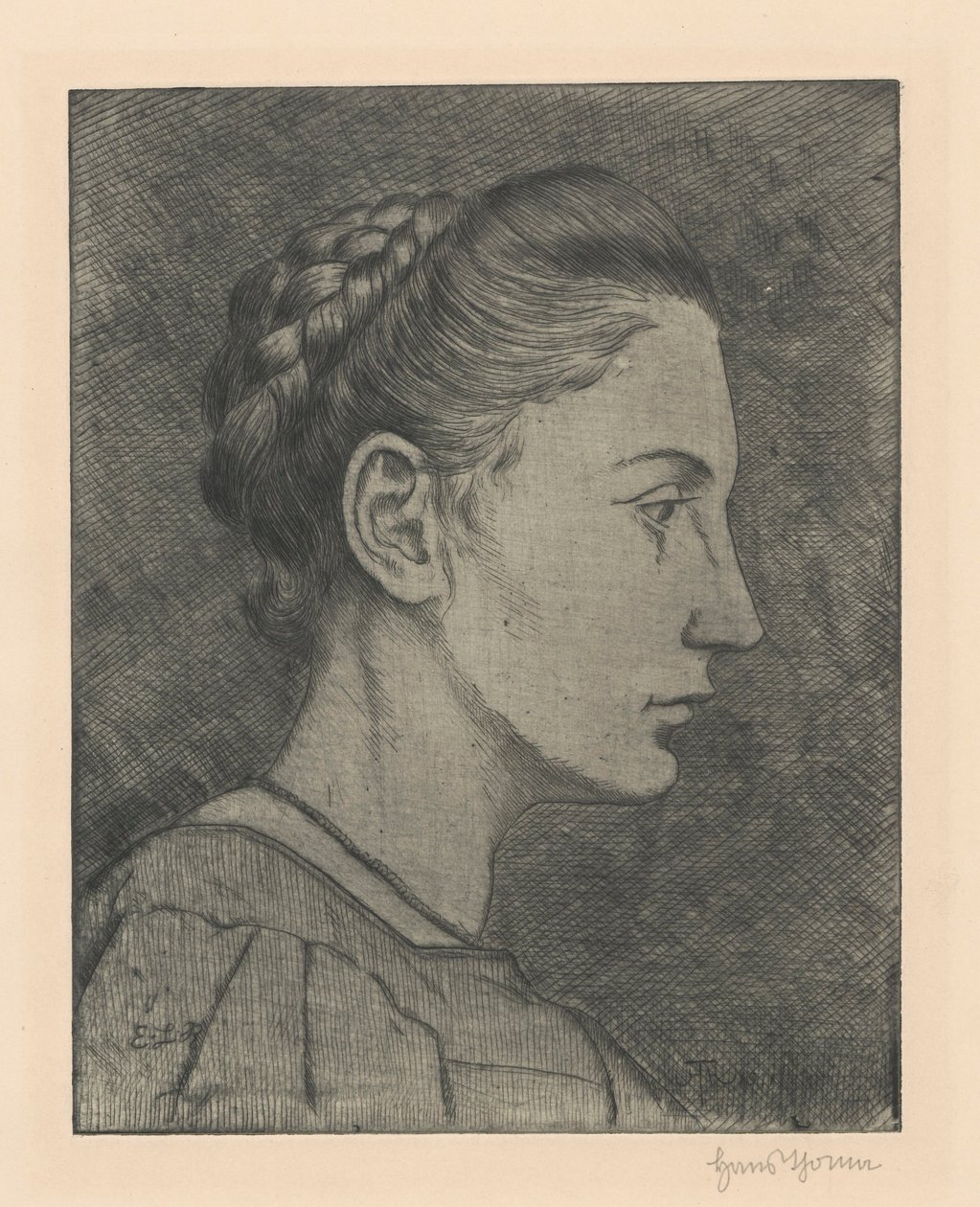 Bettiny von Arnim portréja alkotó: Hans Thoma
