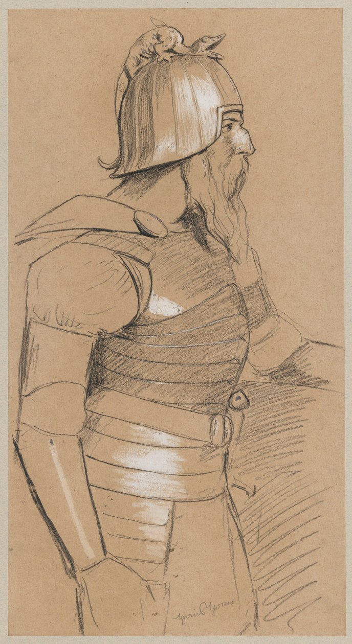 Hagen jelmezterve alkotó: Hans Thoma