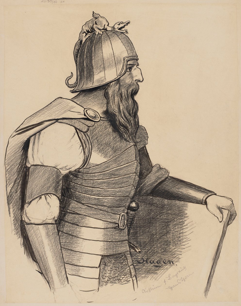 Hagen jelmezterve alkotó: Hans Thoma