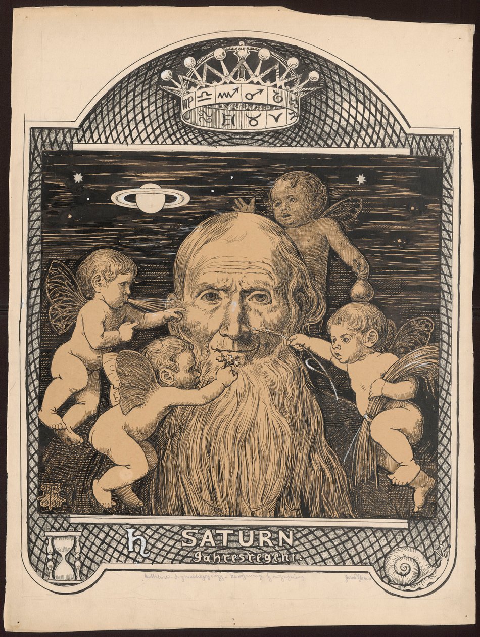 Szaturnusz alkotó: Hans Thoma