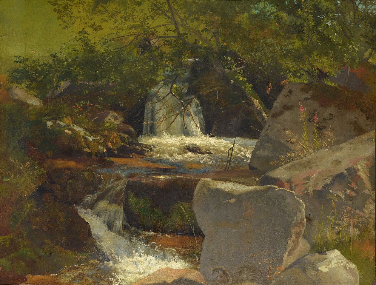 Fekete-erdei patak alkotó: Hans Thoma