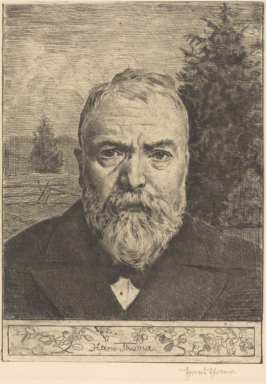 Önarckép II. alkotó: Hans Thoma