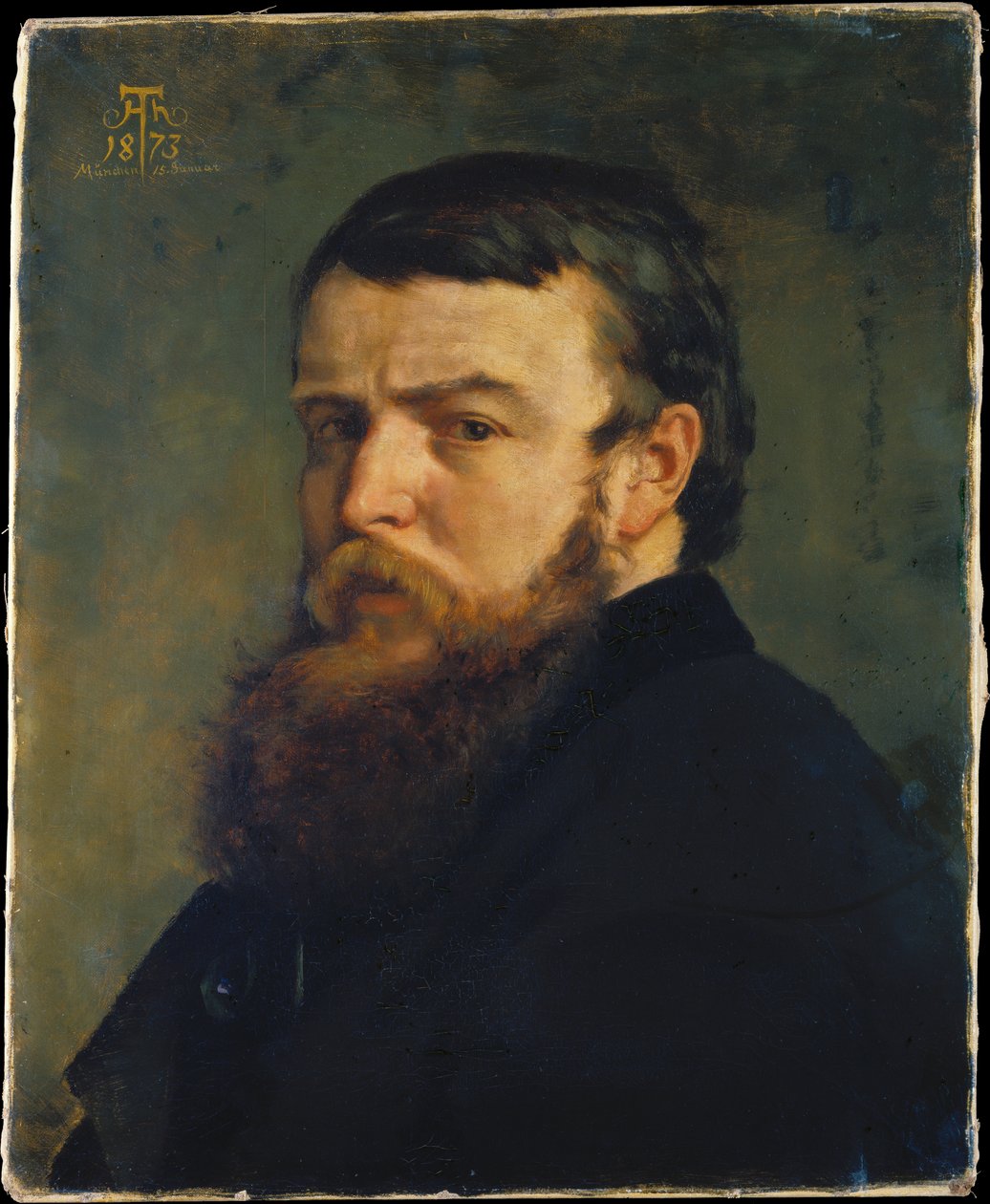 Önarckép Münchenből alkotó: Hans Thoma