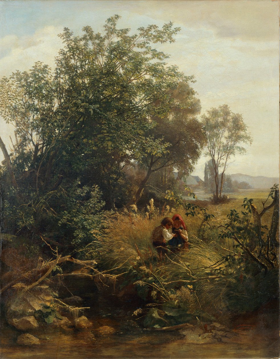Nyári reggel a Bernauer-völgyben alkotó: Hans Thoma