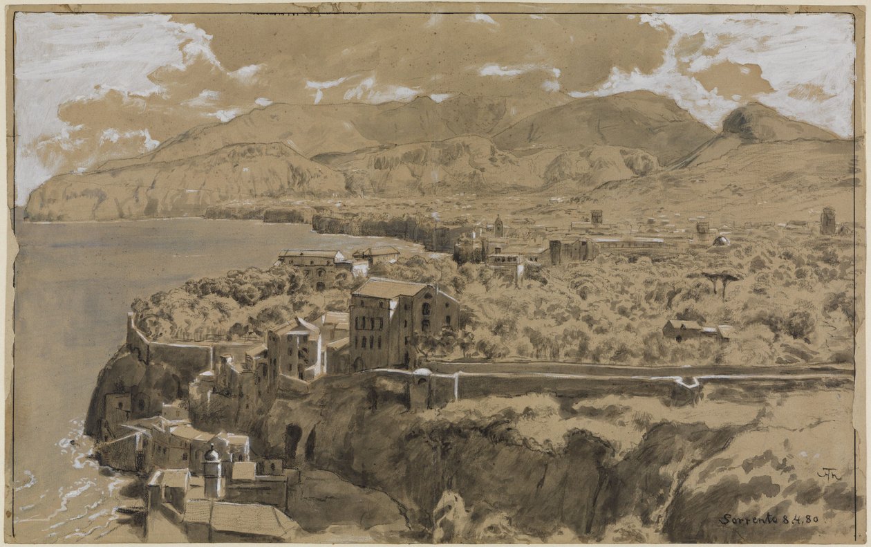 Sorrento alkotó: Hans Thoma