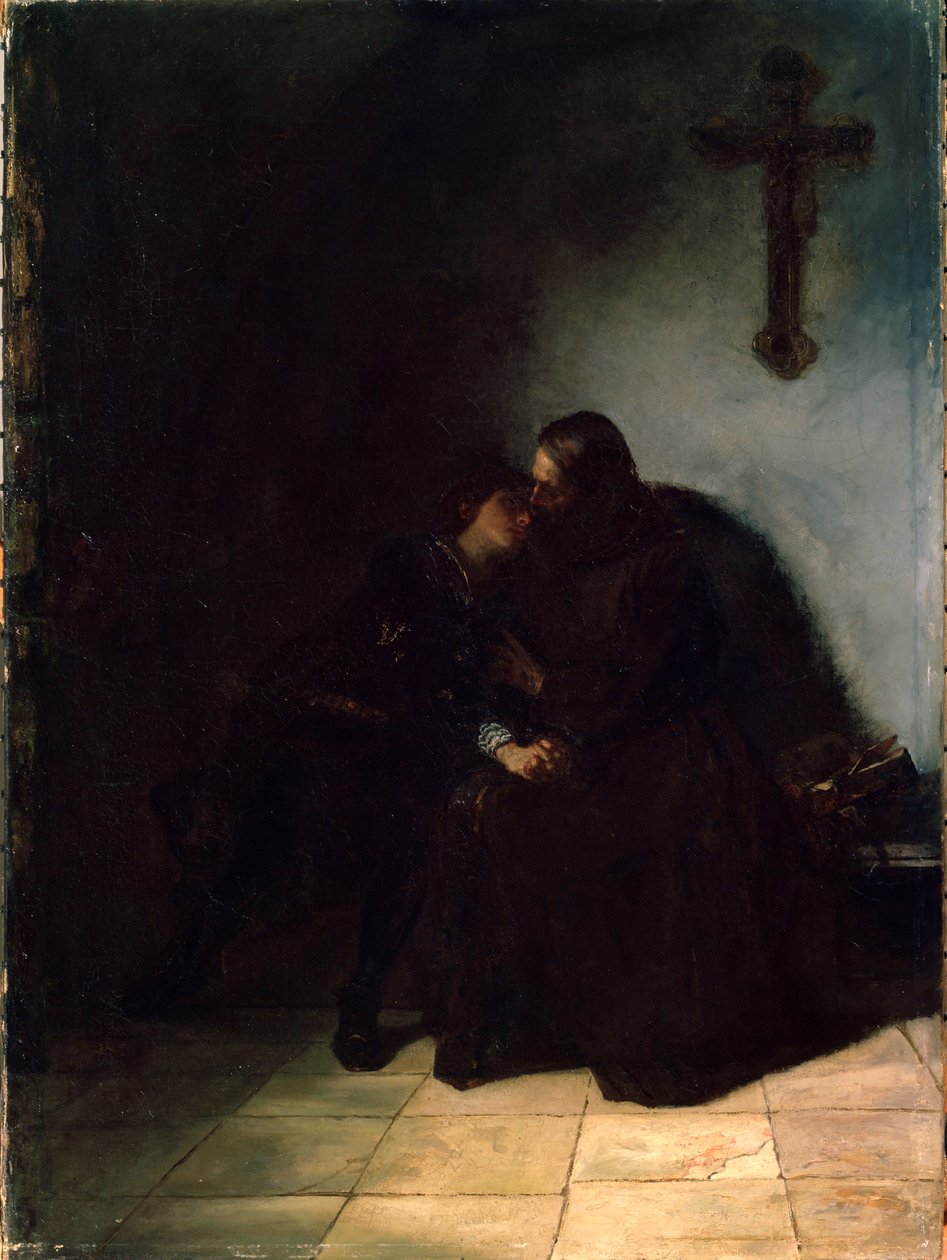 Az elítéltek búcsúja, c1860-1900. német festészet alkotó: Hans Thoma