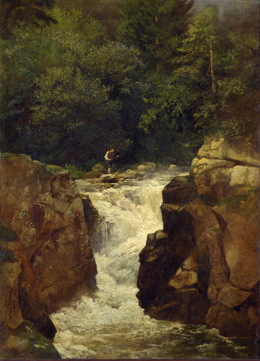 Vízesés Sankt Blasien közelében alkotó: Hans Thoma