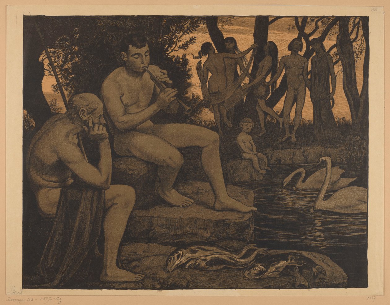 Este (erdei idill) alkotó: Hans Thoma
