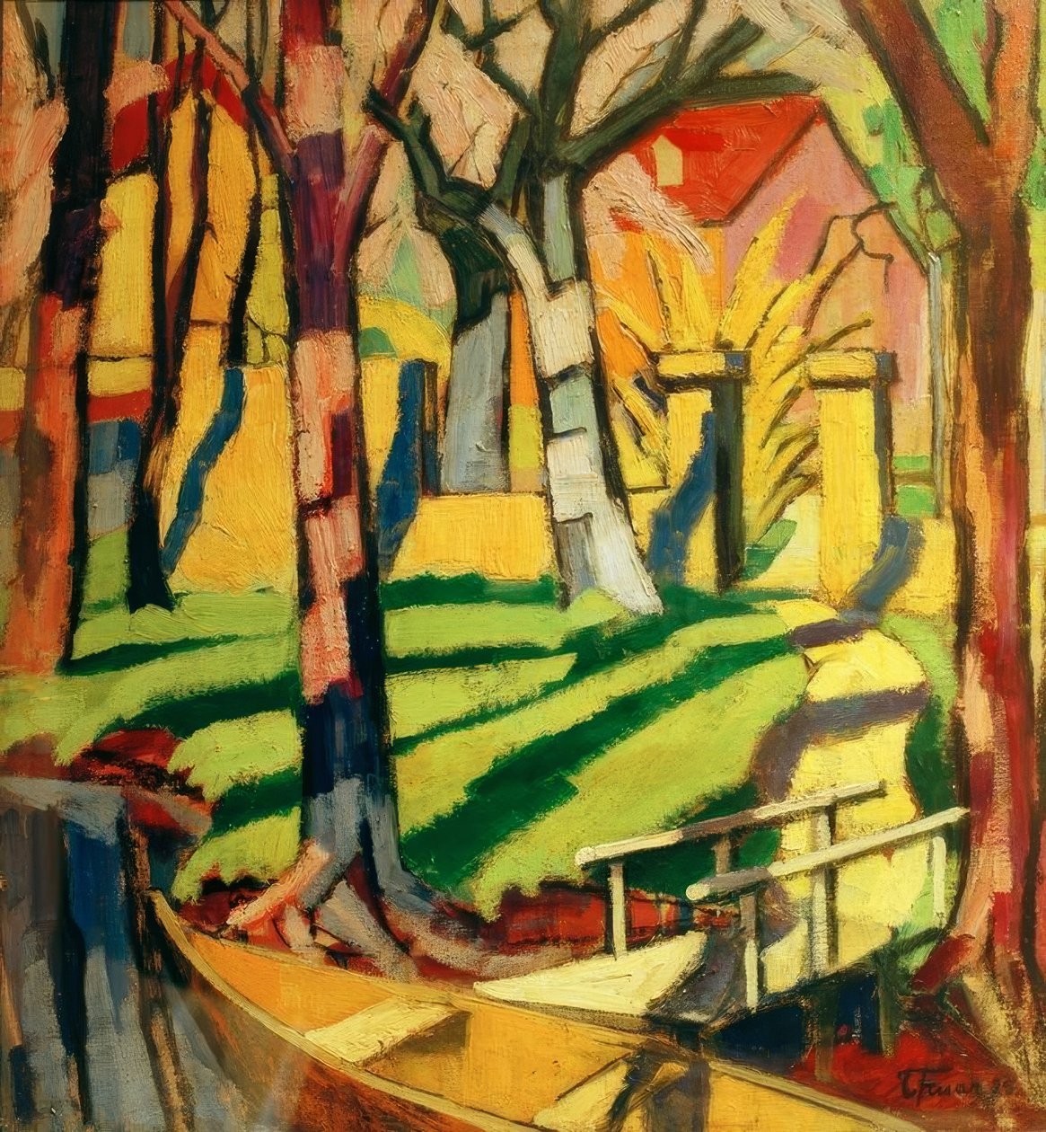 Ház a csatornán alkotó: Hans Thuar