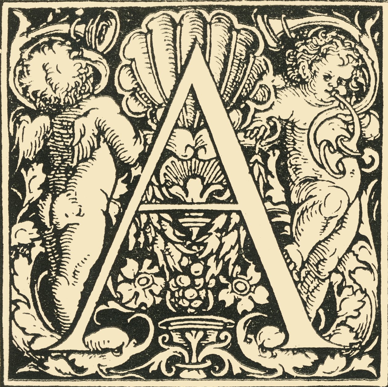 A – Hans Weiditz ábécéje, 1520-1521, 1908. alkotó: Hans Weiditz