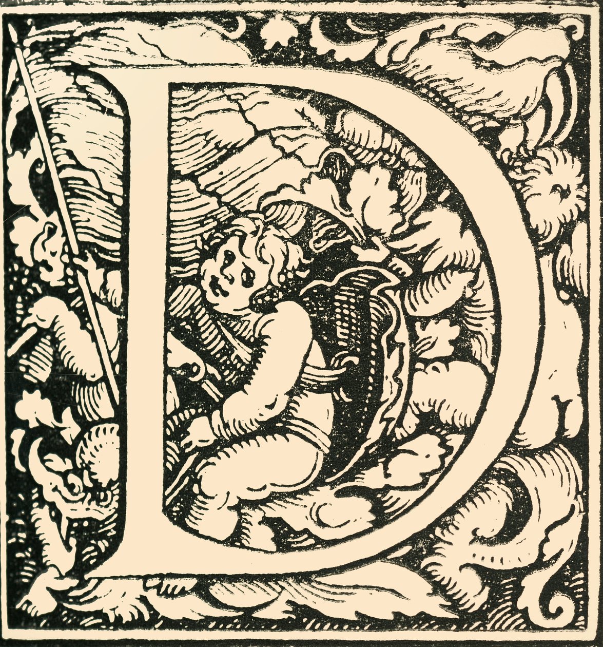 D – Hans Weiditz ábécéje, 1520-1521, 1908. alkotó: Hans Weiditz