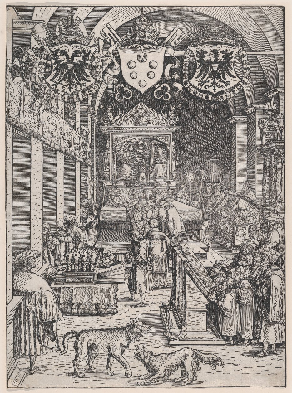 Maximilian I. hallómise, kb. 1515. alkotó: Hans Weiditz