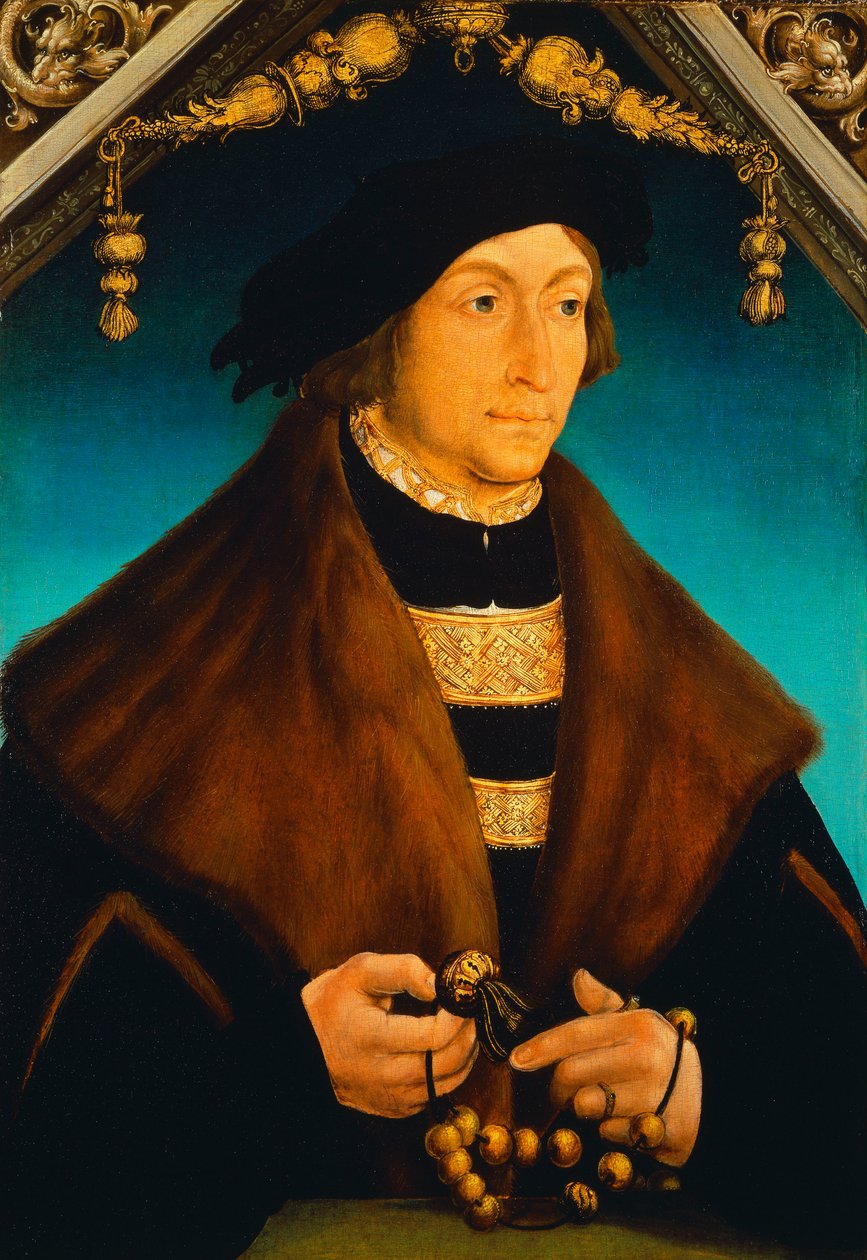 György wittelsbachi nádor gróf, Speyer püspökének portréja, alkotó: Hans Wertinger