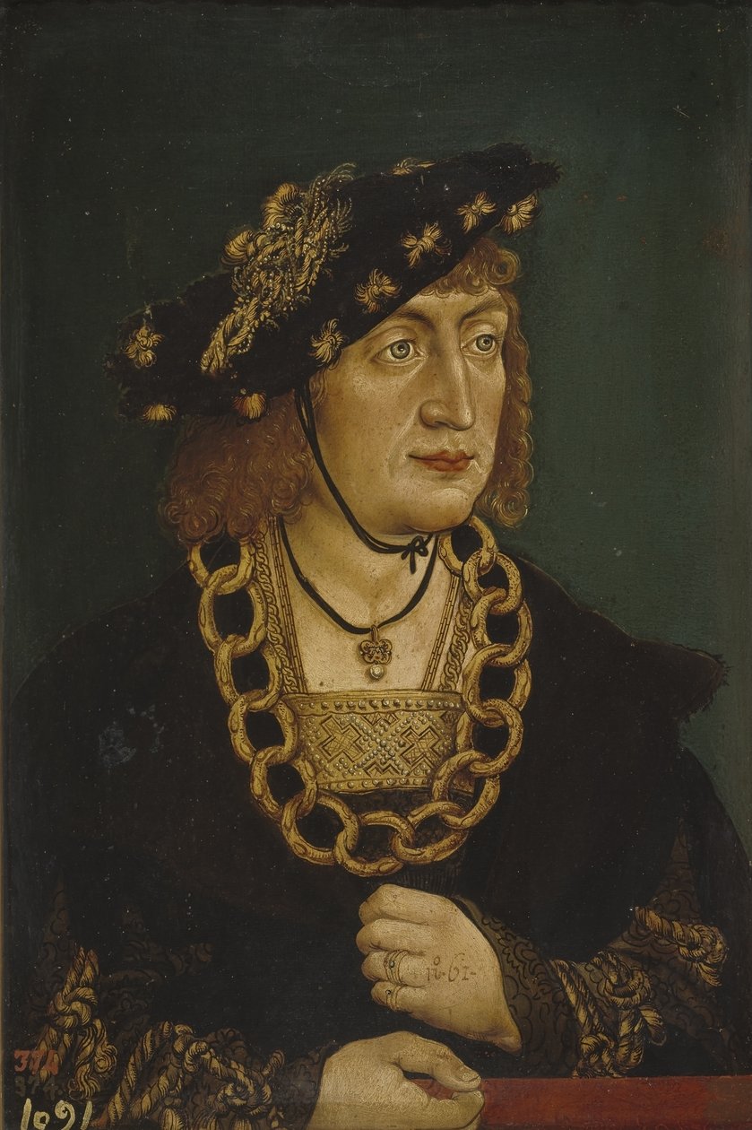 III. Frigyes, 1415-1493, Szent-római császár portréja, 15. század vége alkotó: Hans Wertinger von