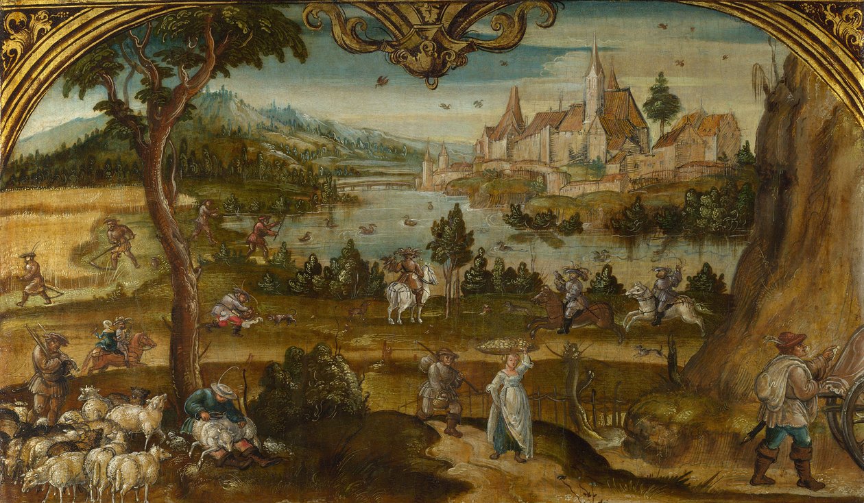 Nyár, c. 1525 alkotó: Hans Wertinger von