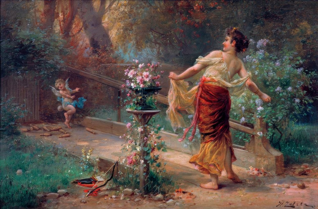 Amors Kegelspiel alkotó: Hans Zatzka