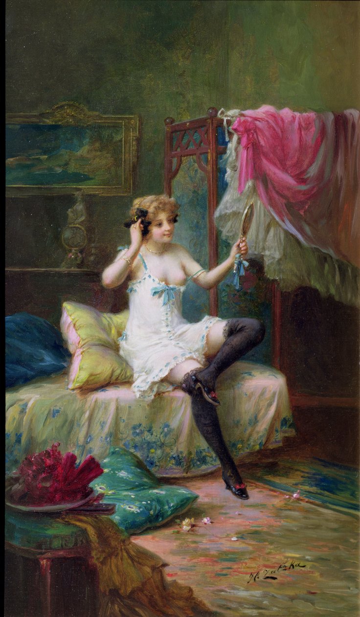 Úrnő a Budoárjában alkotó: Hans Zatzka