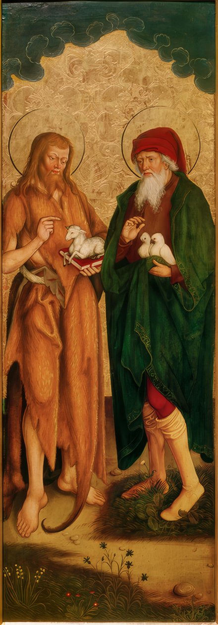 Keresztelő János és Joachim alkotó: Hans und Jakob Strüb