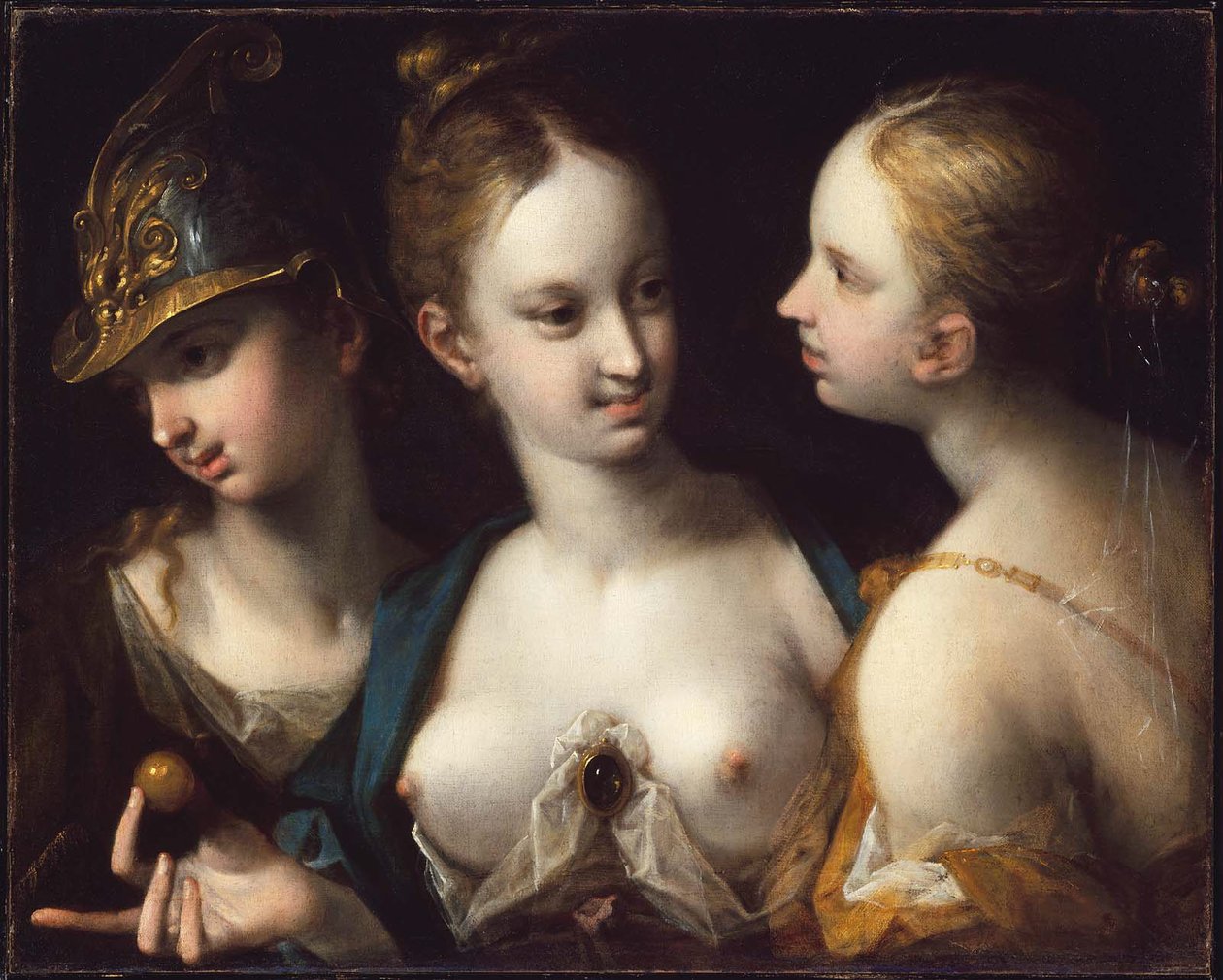 Pallas Athéné, Vénusz és Juno alkotó: Hans von Aachen