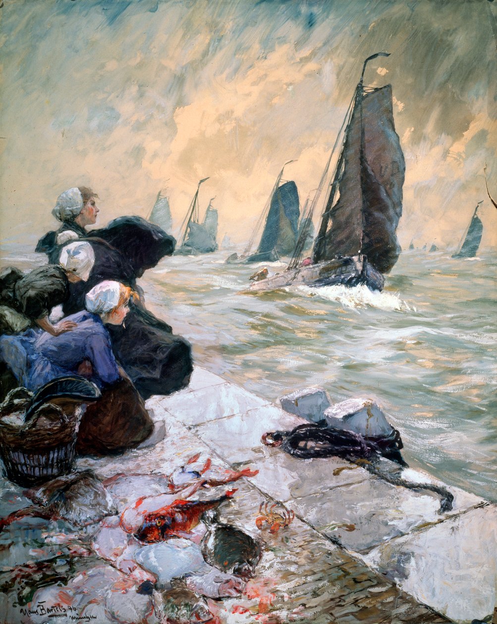 A halászfeleségek, 1896. alkotó: Hans von Bartels