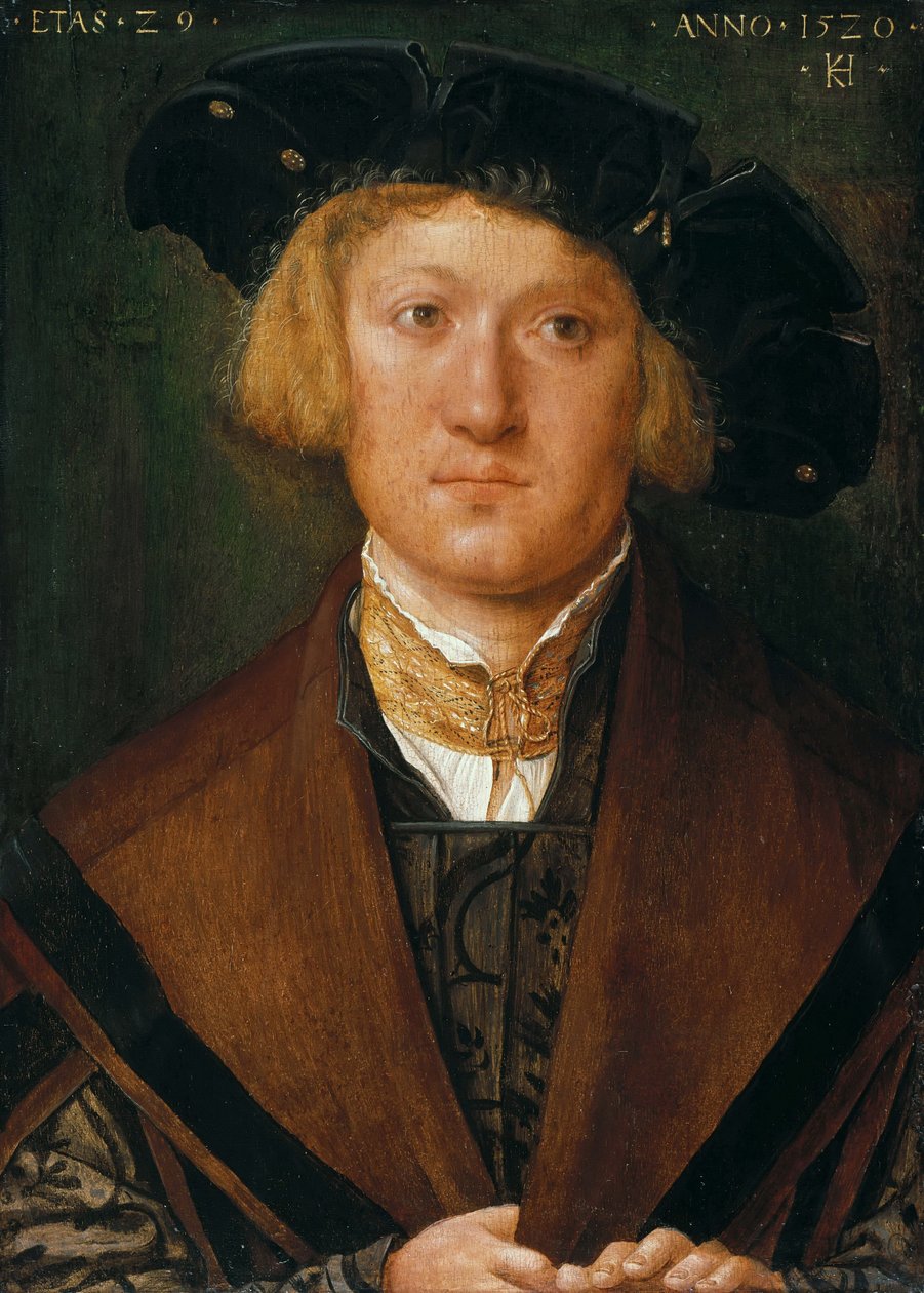 Egy fiatal férfi portréja alkotó: Hans von Kulmbach