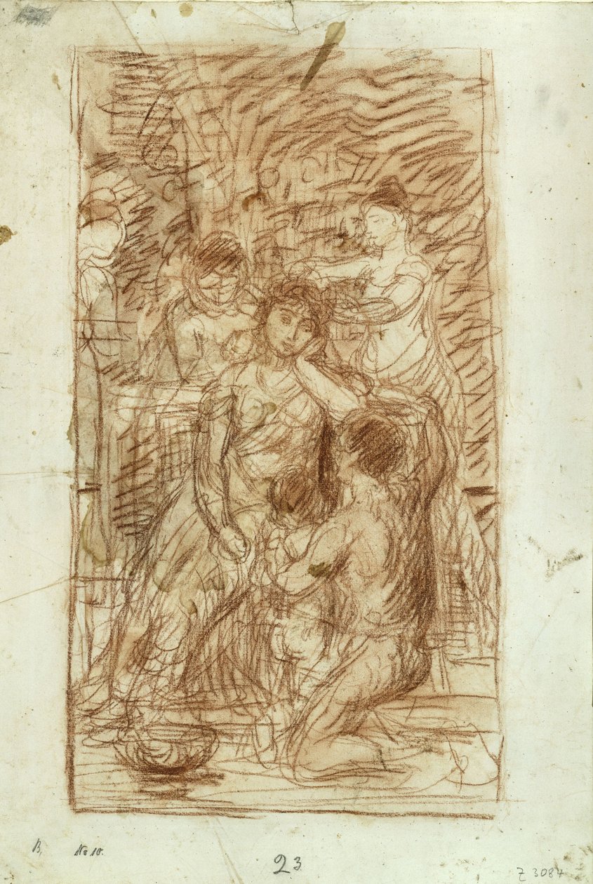 Die Toilette alkotó: Hans von Marées