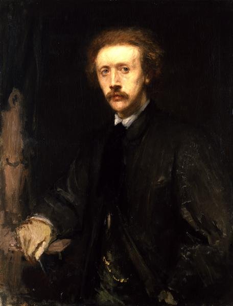 Konrad Knoll (1829-99) portréja, 1863-64 körül alkotó: Hans von Marées