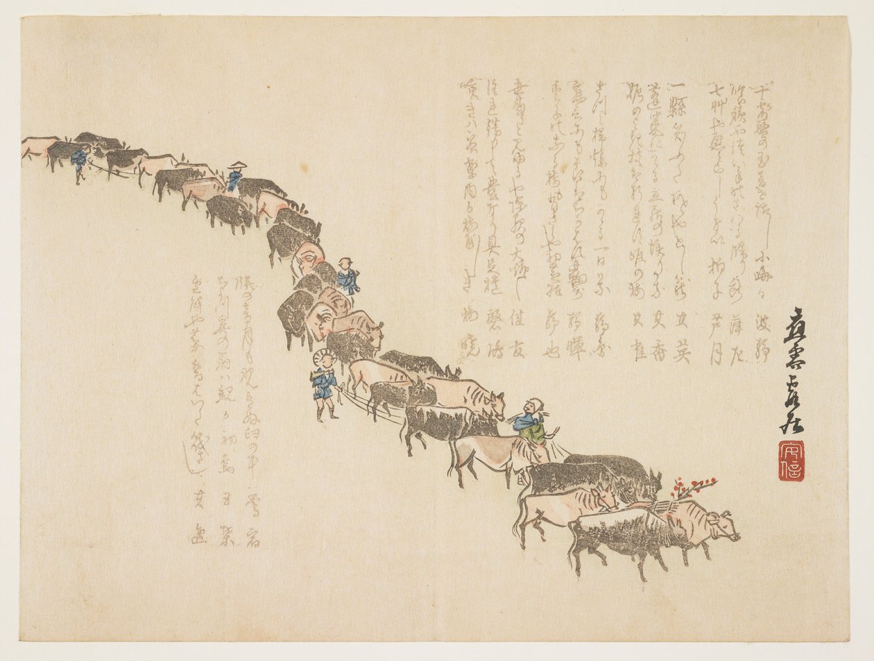 (Ökörmenet), 1865. jan alkotó: Hanzan Matsukawa