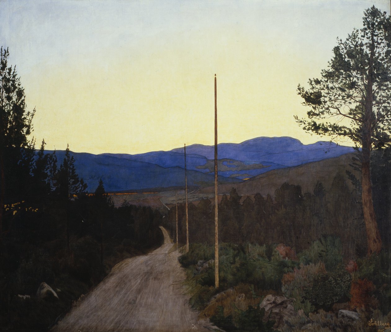 Országfő, országút alkotó: Harald Oscar Sohlberg