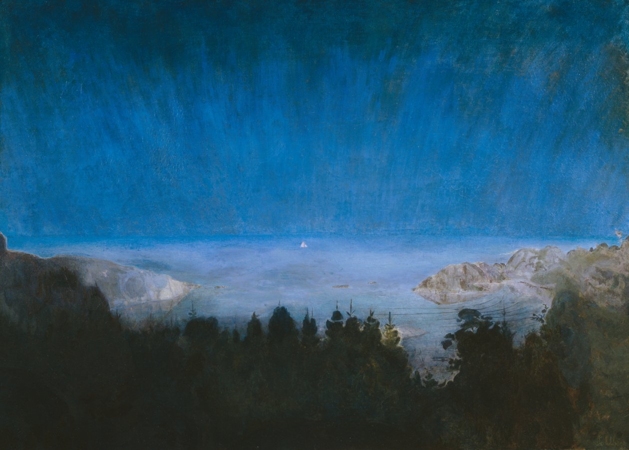 Kjerringviktől (olaj, vászon) alkotó: Harald Oscar Sohlberg