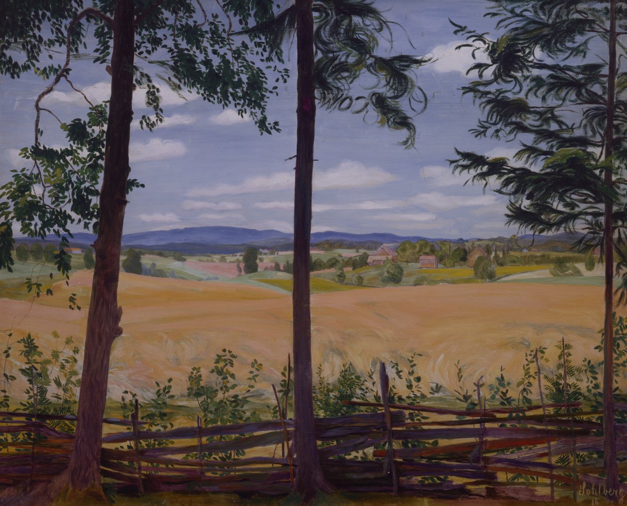 Ås-től alkotó: Harald Oscar Sohlberg