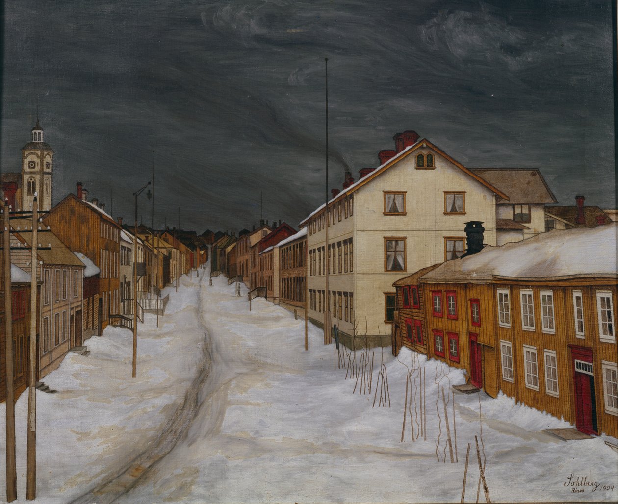 Mainstreet, Roros alkotó: Harald Oscar Sohlberg