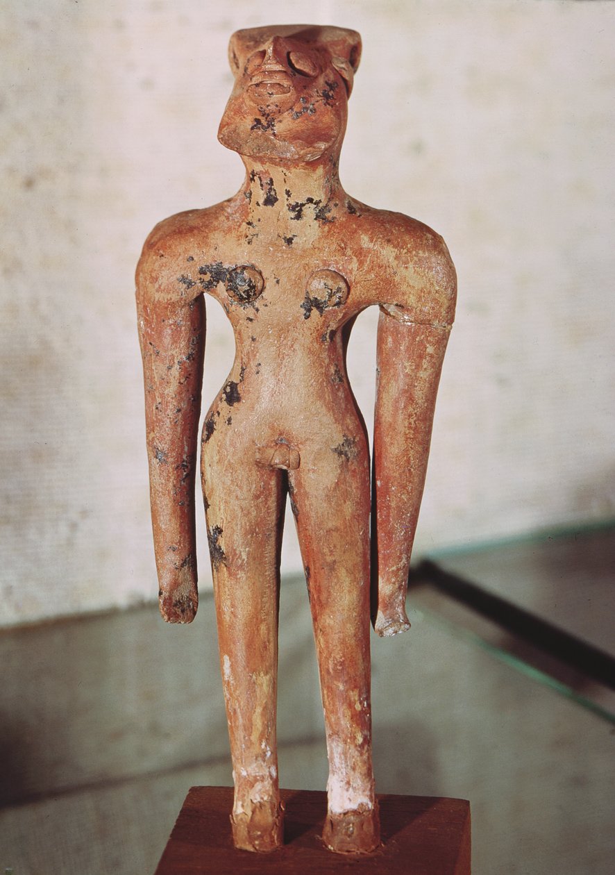 Egy hermafrodita alakja, Mohenjo-Daro, Indus-völgy, Pakisztán, Kr.e. 3000-1500 alkotó: Harappan