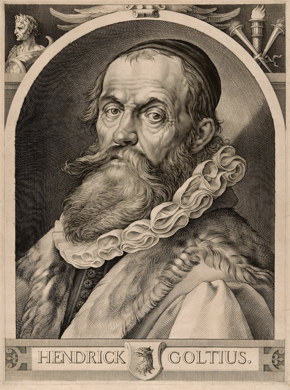 Hendrick Goltzius portréja alkotó: Harmen Jansz. Muller