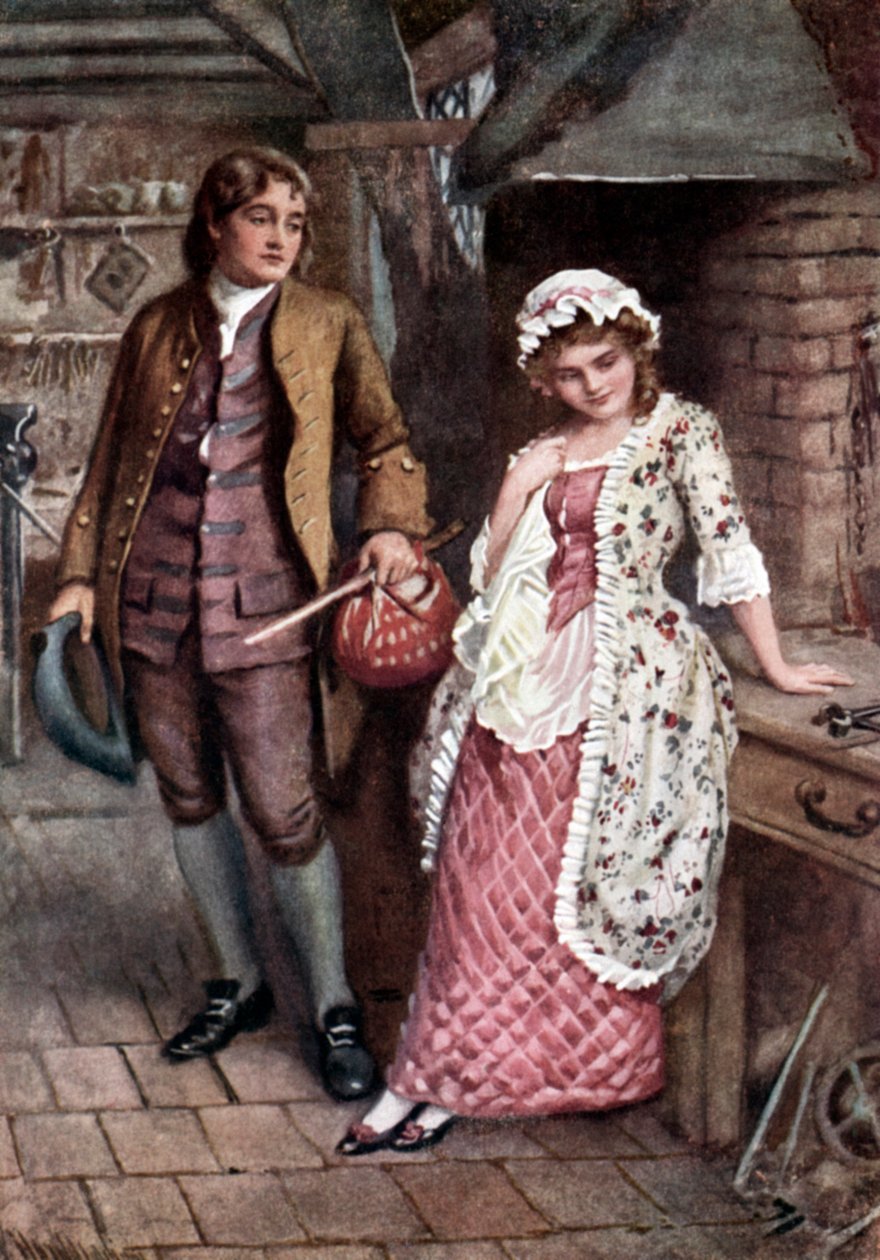 Charles Dickens Barnaby Rudge-ja alkotó: Harold Copping