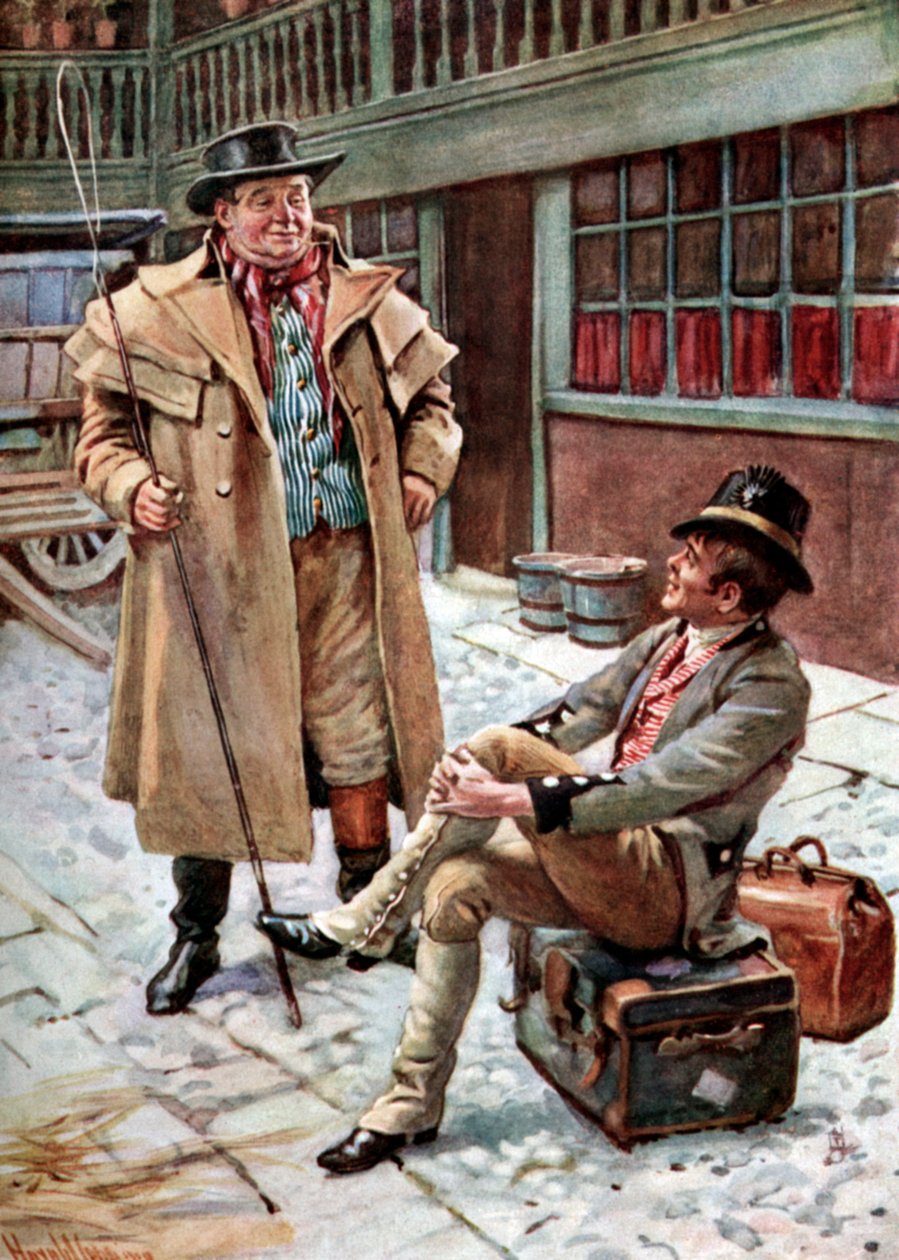 Charles Dickens A Pickwick-iratok alkotó: Harold Copping