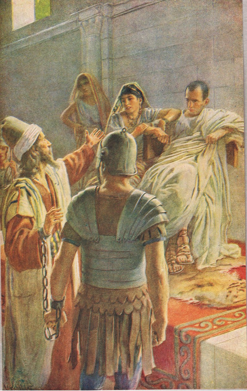 Szent Pál és Félix alkotó: Harold Copping