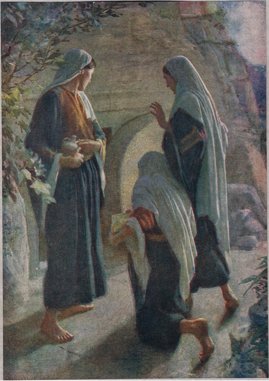 Nő a sírnál alkotó: Harold Copping
